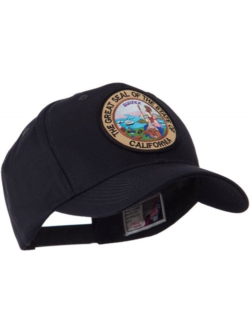 Baseball Caps US Western State Seal Embroidered Patch Cap - California - CF11FIUCRTB $24.83