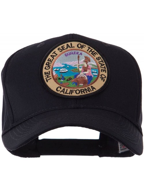 Baseball Caps US Western State Seal Embroidered Patch Cap - California - CF11FIUCRTB $24.83