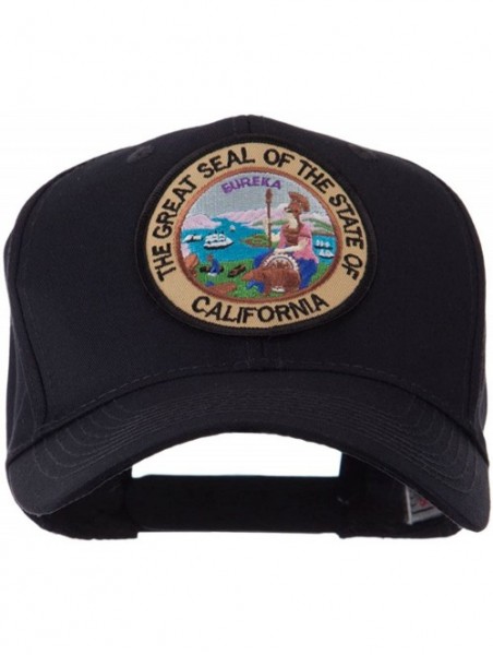 Baseball Caps US Western State Seal Embroidered Patch Cap - California - CF11FIUCRTB $24.83