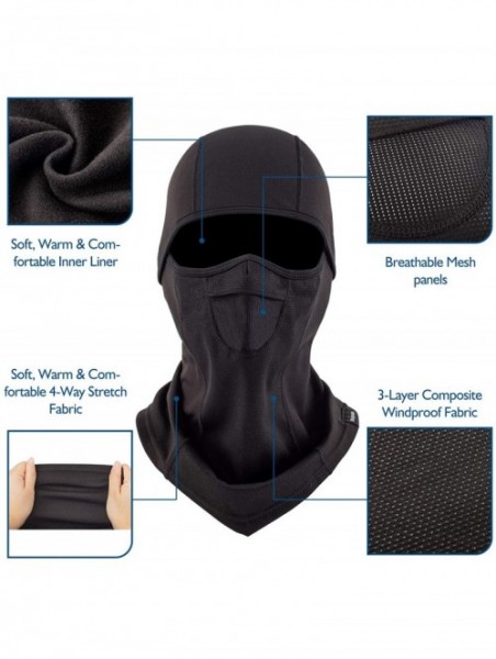 Balaclavas Balaclava Ski Mask- Windproof Cold Weather Winter Face Mask for Skiing- Snowboarding & Motorcycling - C718LQ5SRXK ...