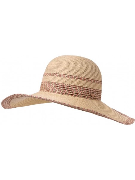 Sun Hats Floppy Straw Sun Hat UPF 50 Wide Brim Beach Summer Hats Packable - 91556_beige - CD199CMH5MC $26.00