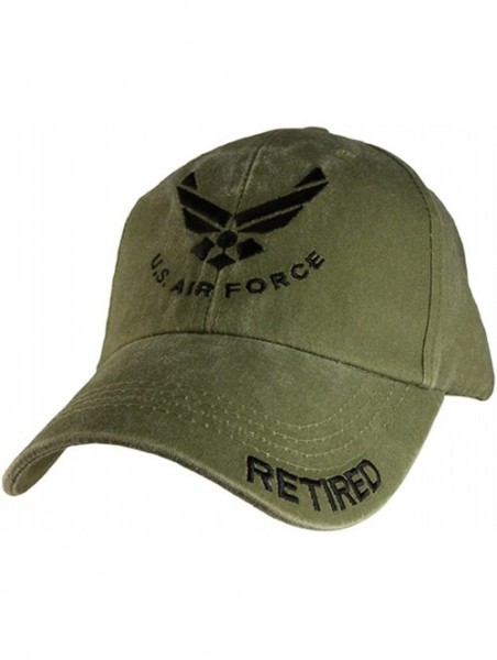 Baseball Caps U.S. Air Force Retired Cap Green - CO11K3TA0MH $18.77