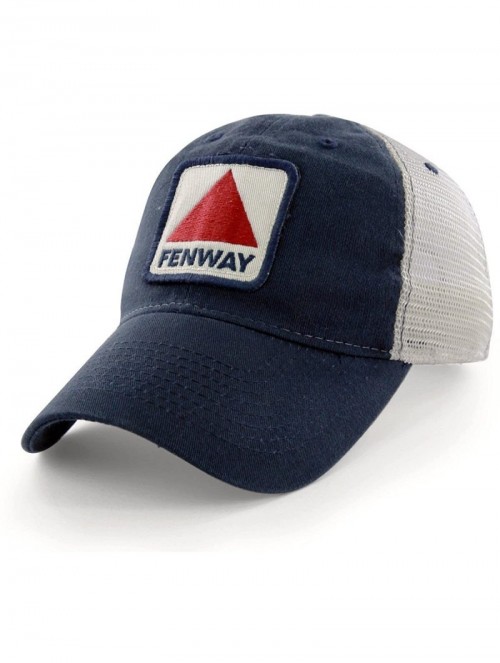 Baseball Caps Fenway Patch Townie Mesh Trucker Navy Hat - CK12854VDNH $29.30