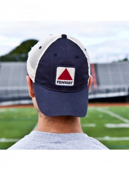 Baseball Caps Fenway Patch Townie Mesh Trucker Navy Hat - CK12854VDNH $29.30