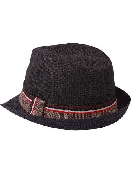 Fedoras Vintage Unisex Fedora Hat Classic Timeless Light Weight - 2121 - Black - CT18ARQ5GNL $16.22