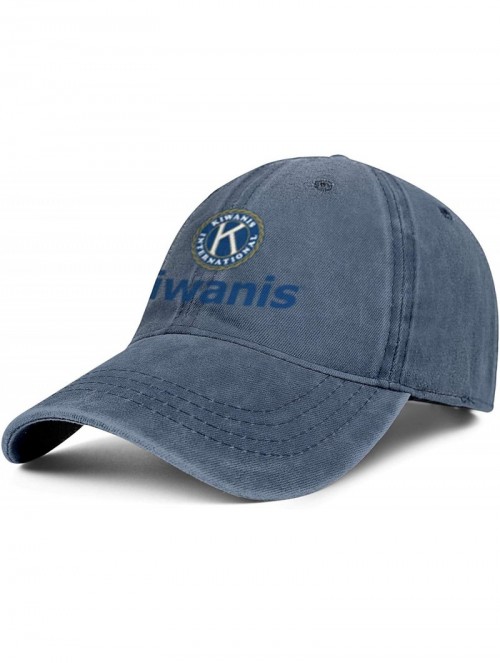 Baseball Caps Lions Clubs International Jeans Baseball Cap Outdoor Hat Dad Mens Ball Cap - Kiwanis-1 - CG18YST3AS2 $18.82