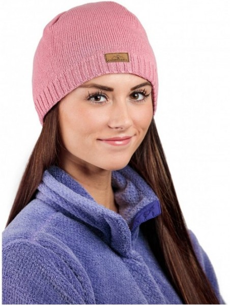 Skullies & Beanies Beanie Wool Hat - 50% Wool Cap Best Alaska Gift - for Women or Men Designed - Merlot - CU12FYSP4DR $10.02