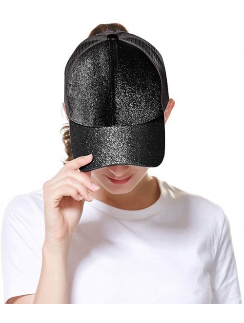 Baseball Caps Ponytail Baseball Cap for Women- Baseball Cap High Ponytail Hat for Women- Adjustable - CM195ZZ6CK5 $18.93