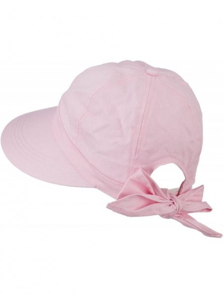 Visors Women's Classic Quintessential Sun Wide Visor Golf Hat - Pink - CK11LBM4X5V $15.55