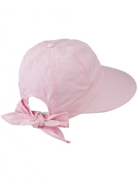 Visors Women's Classic Quintessential Sun Wide Visor Golf Hat - Pink - CK11LBM4X5V $15.55