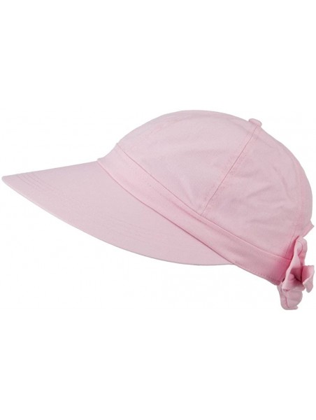 Visors Women's Classic Quintessential Sun Wide Visor Golf Hat - Pink - CK11LBM4X5V $15.55