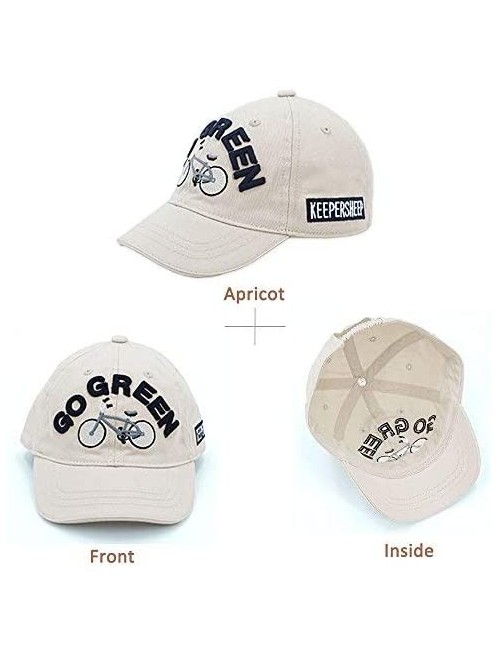 Baseball Caps Boys Baseball Cap- Boys Flat Bill Girls Sun Hat- Unisex Baseball Hat - Apricot - CA185505HDR $18.91