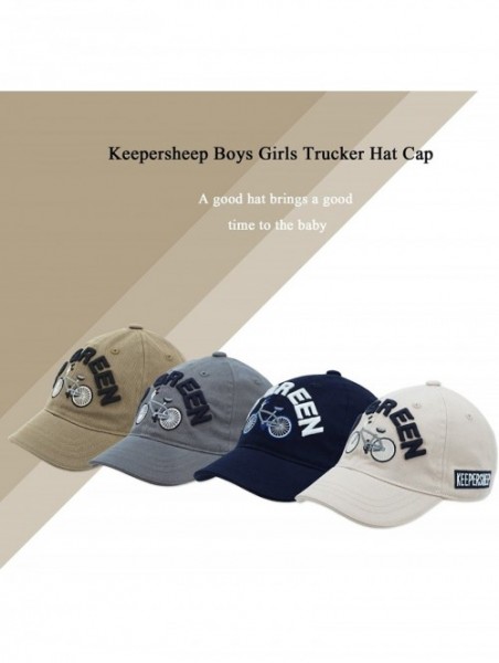 Baseball Caps Boys Baseball Cap- Boys Flat Bill Girls Sun Hat- Unisex Baseball Hat - Apricot - CA185505HDR $18.91