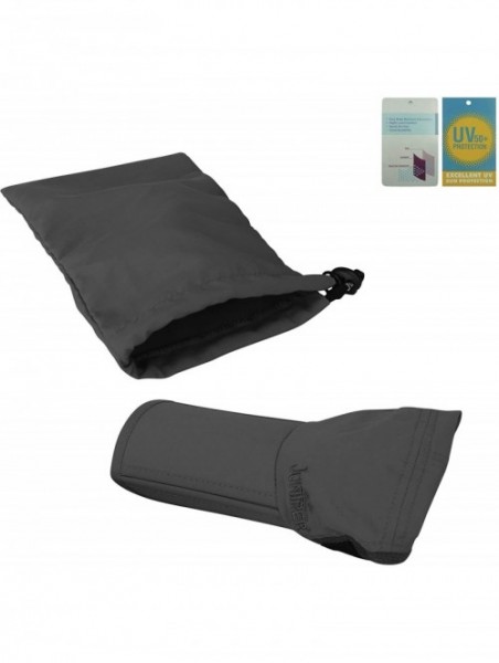 Sun Hats Taslon UV Folding Bill Cap - Charcoal - C511LV4GYOR $29.13