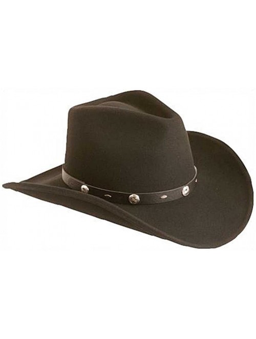 Cowboy Hats Rattler" Men's Crushable Wool Western Cowboy Hat RATTLER - Brown - CI112INMYJ9 $62.69