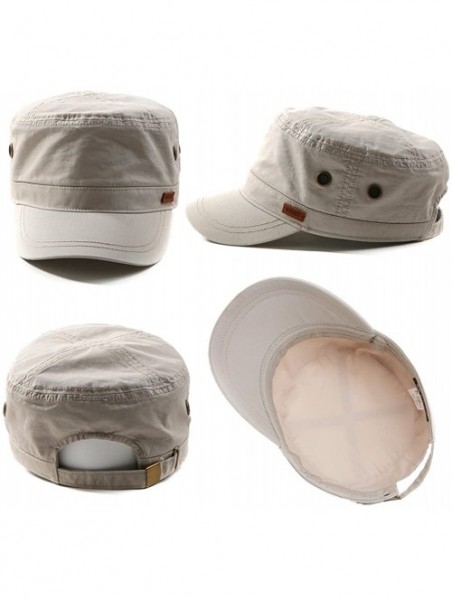 Newsboy Caps Trapper Hat Earflap Elmer Fudd Military Baseball Cap Winter Warm Unisex 56-61CM - 68033_beige - CB194QQ0IHQ $26.38