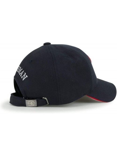 Baseball Caps Superman Shields Embroidery Vintage Baseball Cap Casual Trucker Hat - Navy - C918QN2RLQW $34.37