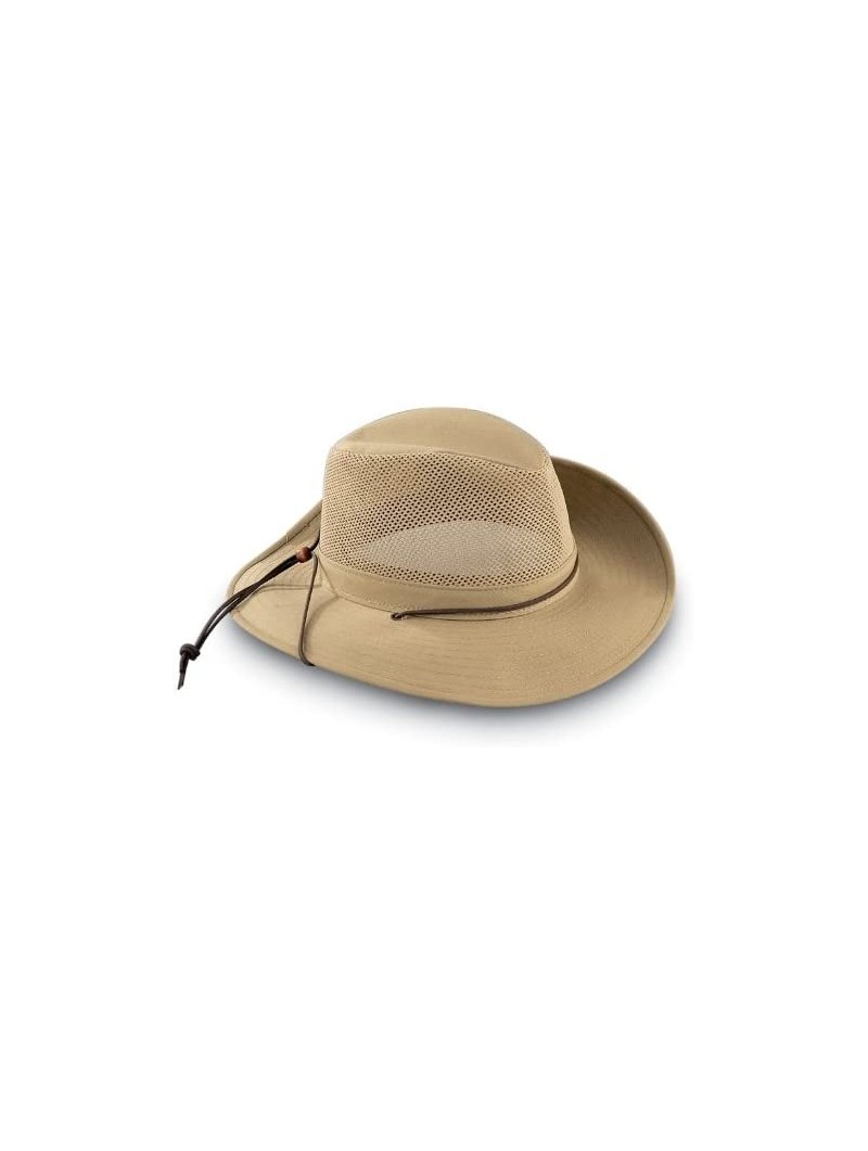 Sun Hats Breezer Hat with Coolmax Band - Khaki - CO1118NW7QF $39.39