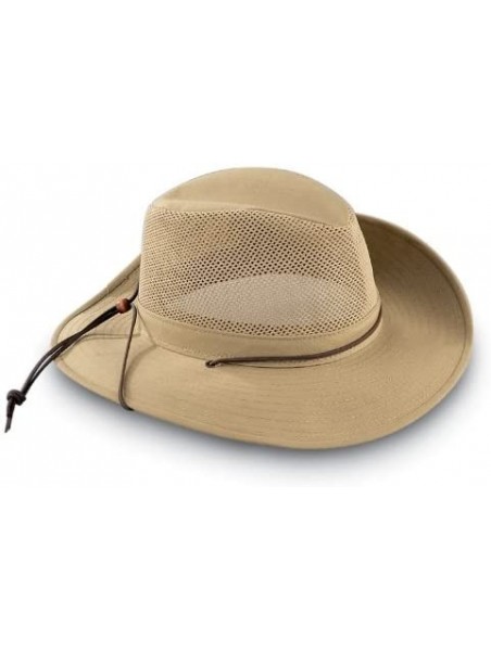 Sun Hats Breezer Hat with Coolmax Band - Khaki - CO1118NW7QF $39.39