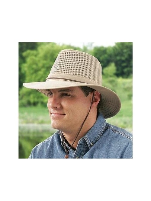 Sun Hats Breezer Hat with Coolmax Band - Khaki - CO1118NW7QF $39.39