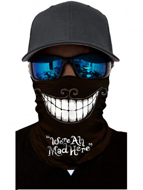 Balaclavas Bandana Face Mask Neck Gaiter- Unisex Scarf Mask Tube Multifunctional Headwear- Buff Face Mask - A-teeth-5 - C0198...