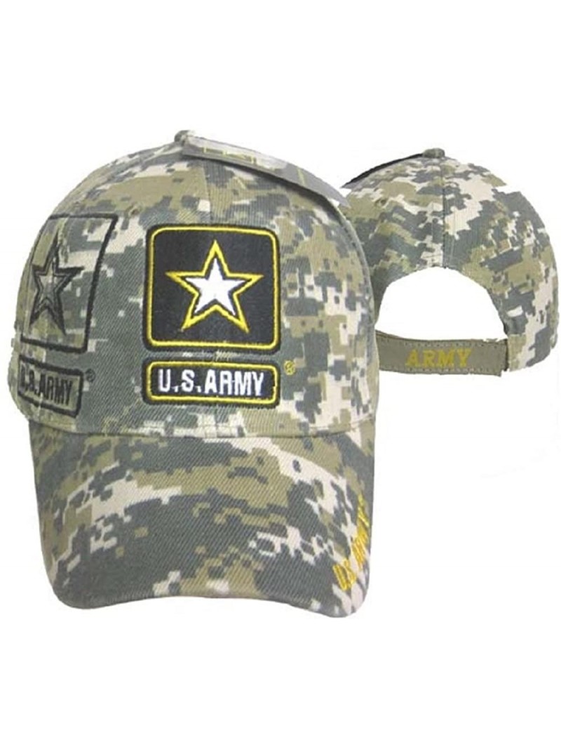 Baseball Caps U.S. Army Star Shadow Camo Camouflage Digital Embroidered Baseball Cap Hat 601SC - CW18DL673IO $15.34