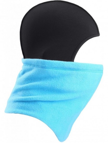 Balaclavas Original Double Layer Fleece - Heavyweight Neck Warmer Balaclava - Blue - C018TRUURN8 $12.06