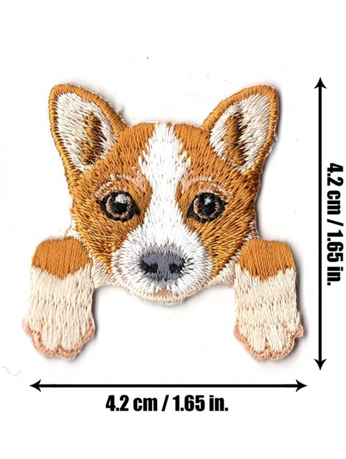 Skullies & Beanies [ Welsh Corgi ] Cute Embroidered Puppy Dog Warm Knit Fleece Winter Beanie Skull Cap - Beige - CT189RW0QN3 ...