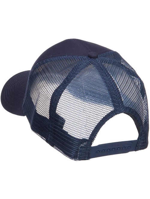 Baseball Caps US Air Force Retired Embroidered Mesh Cap - Navy - CX124YMNZ85 $27.98