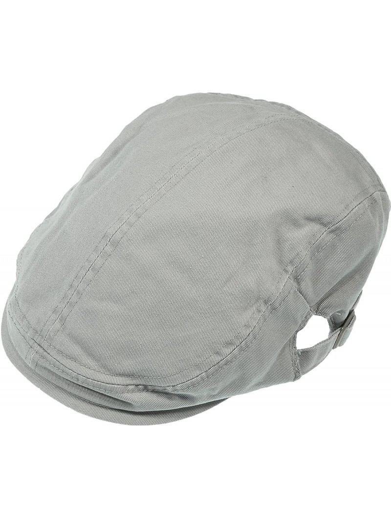 Newsboy Caps Newsboy Hat Denim Gatsby Cap Ivy Flat Driving Cotton Cabbie - Gray. - CS17YEZEQ5H $17.77