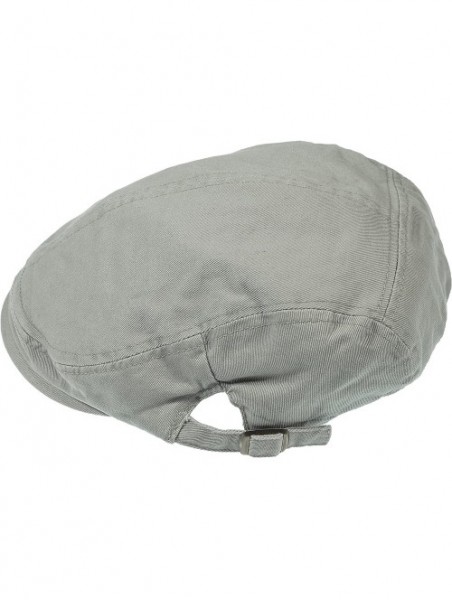 Newsboy Caps Newsboy Hat Denim Gatsby Cap Ivy Flat Driving Cotton Cabbie - Gray. - CS17YEZEQ5H $17.77