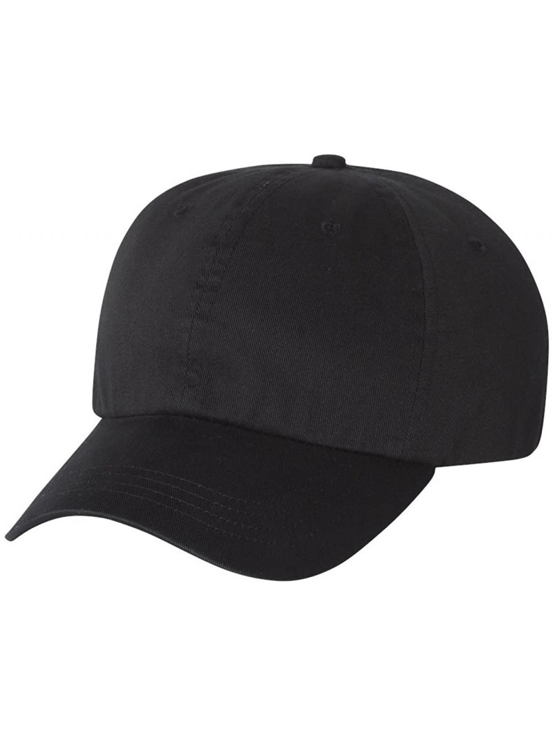 Baseball Caps 100% Organic Cotton Washed Twill Cap - Black - C212CUEKOE7 $19.48