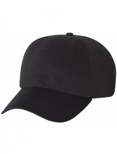 Baseball Caps 100% Organic Cotton Washed Twill Cap - Black - C212CUEKOE7 $19.48