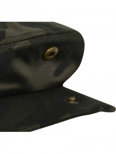 Newsboy Caps Men's Premium Cotton Summer Newsboy Cap SnapBrim Ivy Driving Stylish Hat - Camo Green-2928 - CS18QYUGKZ2 $16.95