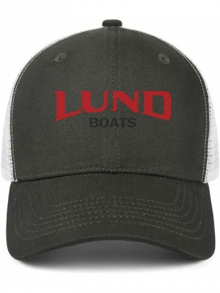 Baseball Caps Stylish Mens Trucker Hat Lund-Logo- Baseball Caps for Women Crazy Cotton Adjustable Unisex Mesh Ball Cap - CM18...