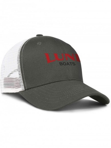 Baseball Caps Stylish Mens Trucker Hat Lund-Logo- Baseball Caps for Women Crazy Cotton Adjustable Unisex Mesh Ball Cap - CM18...