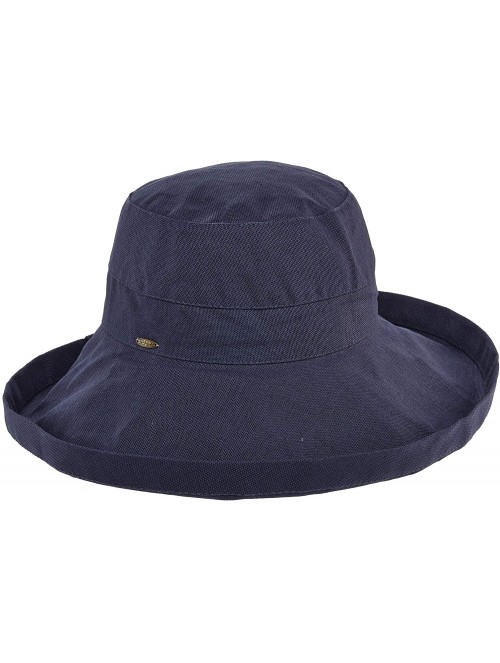 Sun Hats Women's Cotton Hat with Inner Drawstring and Upf 50+ Rating - Denim - CB11D8OFV0V $41.34