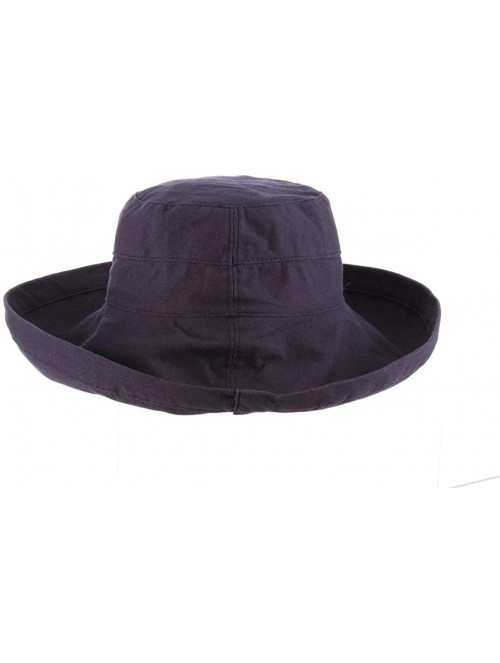 Sun Hats Women's Cotton Hat with Inner Drawstring and Upf 50+ Rating - Denim - CB11D8OFV0V $41.34