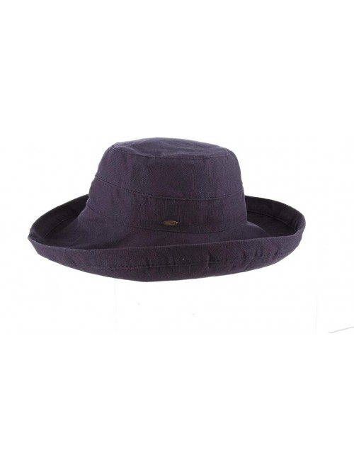 Sun Hats Women's Cotton Hat with Inner Drawstring and Upf 50+ Rating - Denim - CB11D8OFV0V $41.34