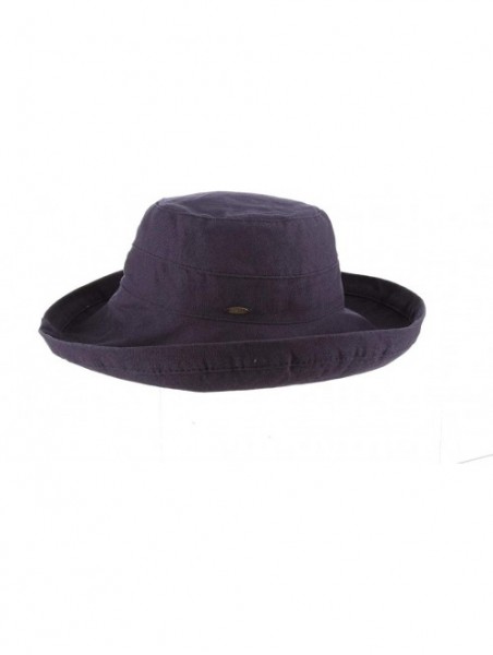 Sun Hats Women's Cotton Hat with Inner Drawstring and Upf 50+ Rating - Denim - CB11D8OFV0V $41.34