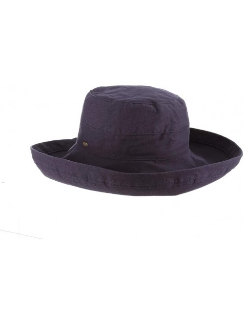 Sun Hats Women's Cotton Hat with Inner Drawstring and Upf 50+ Rating - Denim - CB11D8OFV0V $41.34