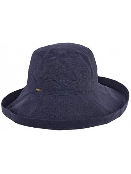 Sun Hats Women's Cotton Hat with Inner Drawstring and Upf 50+ Rating - Denim - CB11D8OFV0V $41.34