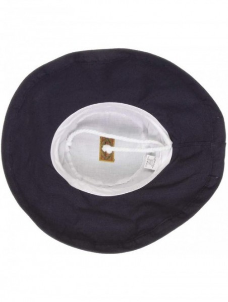 Sun Hats Women's Cotton Hat with Inner Drawstring and Upf 50+ Rating - Denim - CB11D8OFV0V $41.34