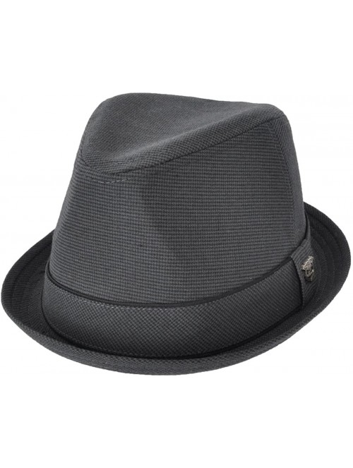 Fedoras Men's Chaos Fedora - Black - C9114O8OYAH $40.70