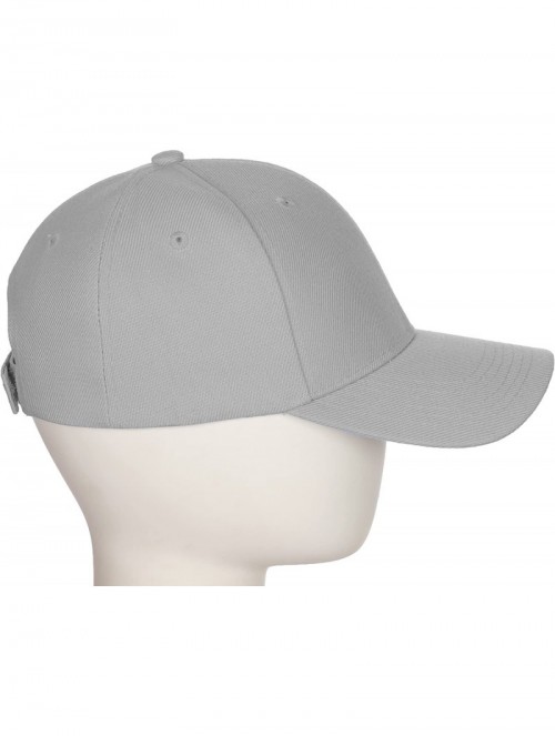 Baseball Caps Classic Baseball Hat Custom A to Z Initial Team Letter- Lt Gray Cap White Black - Letter W - CZ18IDUEWKW $16.62