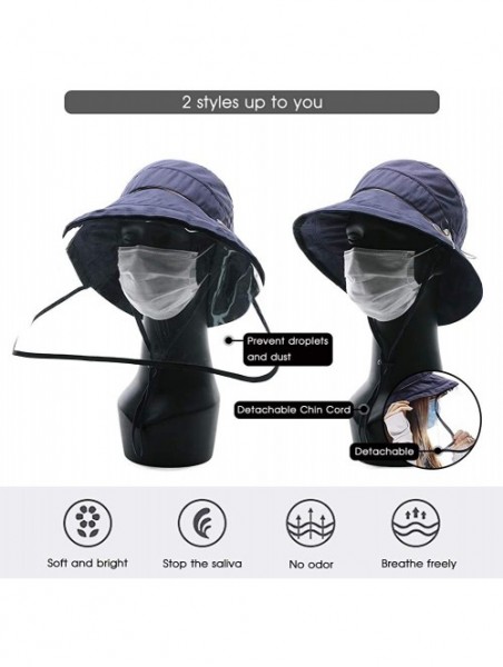 Skullies & Beanies Womens Collapsible Bucket Hat Sun Protection Summer UPF 50 String Golf Garden Hiking 56-59cm - 89051navy -...