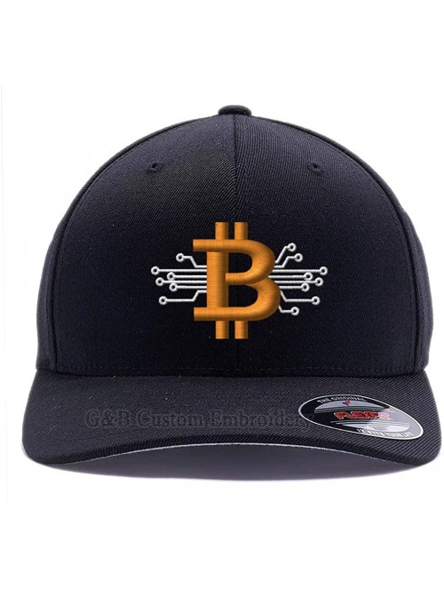 Baseball Caps Embroidered. 6477 Flexfit Baseball Cap. - Black - CY1805S8YXA $27.87