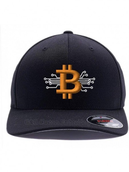 Baseball Caps Embroidered. 6477 Flexfit Baseball Cap. - Black - CY1805S8YXA $27.87