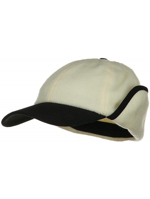 Baseball Caps Anti Pilling Fleece Cap with Warmer Flap Winter HAT - Nautral - C4127JS87EX $16.60