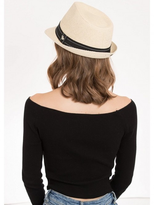 Fedoras Fragile Fedora Hat - Natural - C511D3ORDA1 $51.16